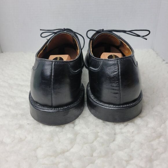 Allen Edmonds Cartland Men\'s Dress Shoes Size 13 Cap Toe Black Leather Oxford main image 11